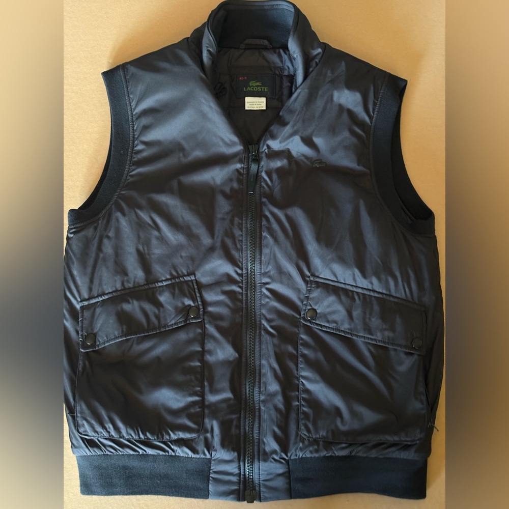 Lacoste Men's Water-Repellent Puffer Vest 52/5